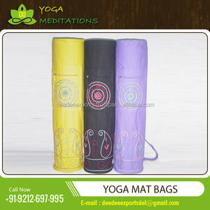 Bolsa de transporte de Yoga de algodón de lona OEM de alta calidad Etiqueta Privada logotipo personalizado tamaño personalizado varios colores - Product Image 5