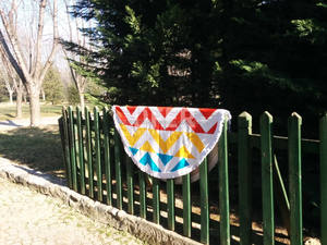 Toalla de playa redonda turca redonda con borlas, círculo con flecos colección RBT - Product Image 6