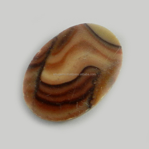 Gemas sueltas para fabricación de joyas, cabujones ovalados naturales de 22x15mm de jaspe rojo, 15,85 Cts - Product Image 2