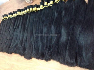 ขายส่งธรรมชาติตรงสีดำคู่วาดเรมี่หนังกำพร้าชิดวัตถุดิบเวอร์จินเวียดนามมนุษย์ผมส่วนขยาย - Product Image 4