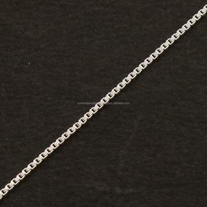 0,90mm 1mm 2mm caja cadena 925 plata esterlina collar de moda 16 "-30" directo de fábrica regalo al por mayor - Product Image 5