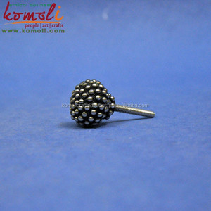 <strong>Metal</strong> Beads on Custom Resin Drawer Knob <strong>Pulls</strong> - Product Image 2