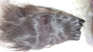 100% Extension de cheveux humains bruts droits soyeux non traités. Extension de cheveux indiens lisses et droits. Temple Cheveux Crus Humains - Product Image 5