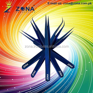 Pinzas de pestañas de volumen ruso al por mayor, juego de pinzas de pestañas de acero inoxidable de etiqueta privada con logotipo personalizado, pinzas de extensión de pestañas - Product Image 2