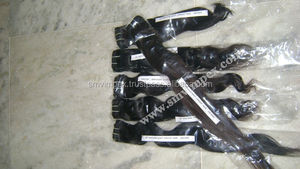 Cabello 100% humano sin procesar, pelo indio virgen brasileño, la mejor textura, libre de enredos, barato de la India - Product Image 3