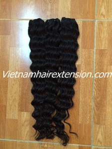 Extensions de cheveux vietnamiennes en trame, 100% cheveux humains vierges Remy, Deep Wave, 8-32 pouces, 100g - Product Image 2