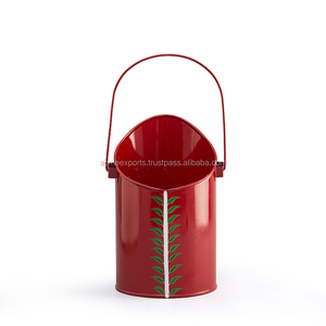 Macetas de metal indio, macetas de hierro con recubrimiento en polvo para decoración de jardín y hogar al aire libre - Product Image 2