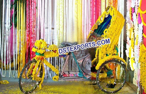 งานแต่งงานอินเดียนกยูง Palki ดอกไม้ตกแต่ง Doli Swan Doli - Product Image 6