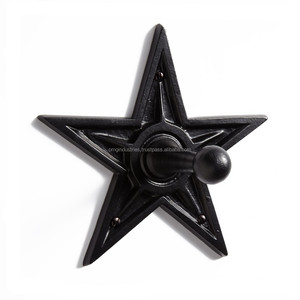 OMG Industries Gancho para abrigos de hierro fundido Antic negro mate más vendido Gancho para sombreros y abrigos al por mayor más vendido - Product Image 1