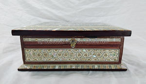 Boîte à bijoux égyptien en mosaïque, magnifique bijou de amison, J48 - Product Image 3