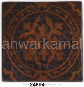 Azulejo de pared de cobre de fabricante de diseño elegante de alta calidad para sala de estar dormitorio balcón - Product Image 2