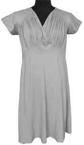 Vestido de maternidad con cuello en V y Media manga, busto plisado, tela de bambú de algodón Spandex orgánico para ocasiones laborales, número de modelo de pedido - Product Image 3