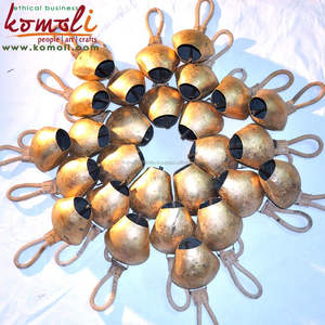 Campanas de Vaca de Hierro Forjado con Diseño Rústico y Correa para Decoración del Hogar, Venta al por Mayor - Product Image 2