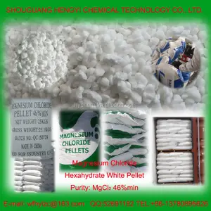 Magnesium Chloride white pellet 46%min Industry grade (Magnesium chloride pellet)