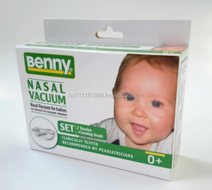 Ensemble d'accessoires de santé pour bébé Aspirateur nasal avec brosse de nettoyage et patchs corporels pour l'aspiration du nez - Product Image 1