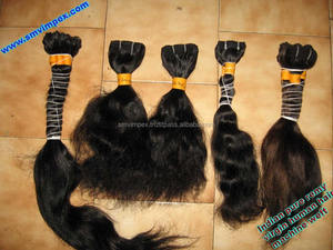 Sin proceso químico Cabello crudo El mejor tejido de cabello indio Virgen de la India. Sin vapor y proceso químico para textura y suavidad - Product Image 3