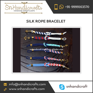 The Art of Handmade Durable <b>Light</b> Weighted Silk <b>Rope</b> Bracelet from Bulk Supplier - Product Image 1