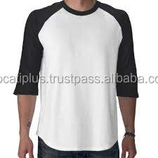 T-shirts OEM personnalisés à manches raglan et en jersey respirant de grande taille pour hommes avec logo à l'avant - Product Image 6