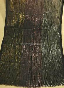 Bufanda Estola Larga de Mujer, Estilo Vintage, Nueva, de Viscosa con Lurex, Ecológica y Cómoda, para la Temporada de Primavera - Product Image 5