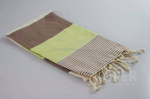 Havana Peshtemal Turkish Hammam Pestemal <b>Towel</b> Direct From Factory Multicolor Bold <b>Stripes</b> <b>Beach</b> Sarong Gift Bazaar Rainbow - Product Image 3