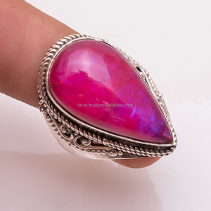Natural Gemstone 925 Silver Custom Made <b>Rings</b> <b>Indian</b> Jewelry Handmade <b>Rings</b> Sterling Silver Wholesale <b>Rings</b> Suppliers - Product Image 1