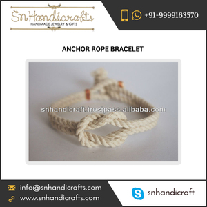The Art of Handmade Western Stylish and Awesome Anchor <b>Rope</b> <b>Bracelet</b> - Product Image 1