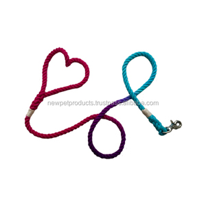 Laisse de chien en coton robuste de style luxe en gros qualité supérieure avec décoration en dentelle caractéristiques personnalisées prix très bon marché - Product Image 4