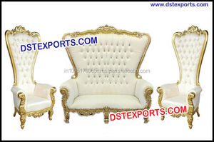 Ensemble de meubles de scène de mariage Big Boss, dernier modèle de meubles de mariage à dossier haut, design élégant, ensemble de canapés de mariage, décoration d'événements aux États-Unis - Product Image 3