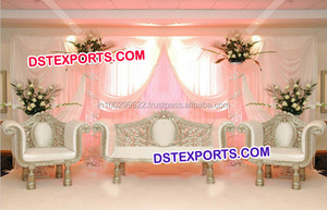 เฟอร์นิเจอร์สำหรับงานแต่งงานของชาวอินเดียเฟอร์นิเจอร์ Mandap สำหรับงานแต่งงาน Tamilian ชุดที่ทันสมัยสำหรับการตกแต่งเวที - Product Image 5