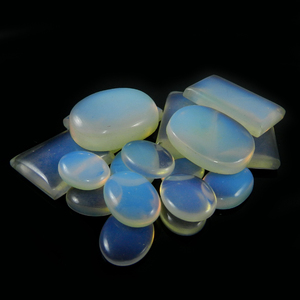 Pierres précieuses naturelles en Opalite, 17 pièces, 100 gms, forme libre, pour bijoux, IG0693 - Product Image 4