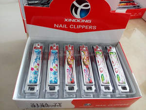 Cortaúñas desechables de acero al carbono, cortaúñas redondas, de plástico - Product Image 2