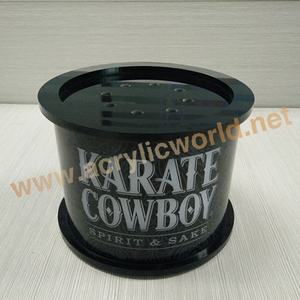 Pantalla acrílica de una sola botella de vino, con led, iluminada - Product Image 6