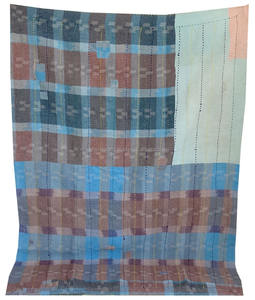 Vintage Hand Embroidered Quilt Best Quality Kantha <b>Blanket</b> - Product Image 3