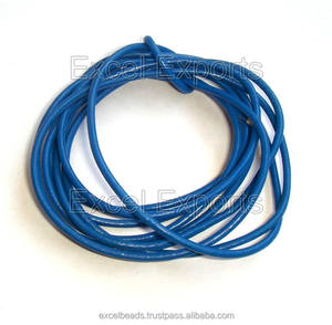 Vente en gros de cordons écologiques faits à la main en cuir véritable finition enduite de gris diamètre 2mm/2.5mm/3mm pour la fabrication de bijoux sacs - Product Image 3