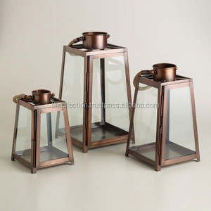 Golden Brass Moroccan Candle <b>Lanterns</b> Golden Wedding Decoration <b>Lantern</b> Beading <b>Lantern</b> <b>Set</b> at Cheapest Price in India Christmas - Product Image 1