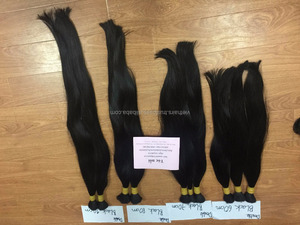 ผมตรง Remy ลอนคลื่นคู่สีธรรมชาติผมต่อจากเวียดนามบริสุทธิ์100% - Product Image 5