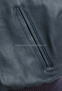 Chaqueta de cuero suave para hombre, Cazadora Bomber de alta calidad, 2022 - Product Image 4