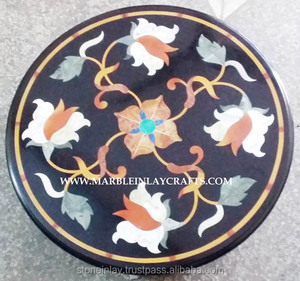 Beautiful Marble Inlay Coffee Table Top - Product Image 1