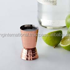 King ชุดจิ๊กเกอร์ค็อกเทลตวงสแตนเลสแบบญี่ปุ่น,ขนาด30 60มล. ทำจากทองแดงทองคู่สำหรับบาร์เทนเดอร์ - Product Image 5