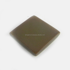 Gms-piedra Natural de jaspe con forma americana, 3,85 gms, 19mm, Cojín cuadrado, cabujón, Gema para hacer joyería - Product Image 2