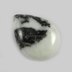 Zebra-cabujones cuadrados de jaspe Natural, 20x28mm, 5,36 gms, piedras sueltas para fabricación de joyas - Product Image 4