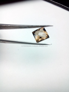 Piedra de cuarzo ahumado cuadrado de 8*8mm, piedra preciosa de corte marrón Natural para hacer joyas atractivas con tratamiento térmico - Product Image 6