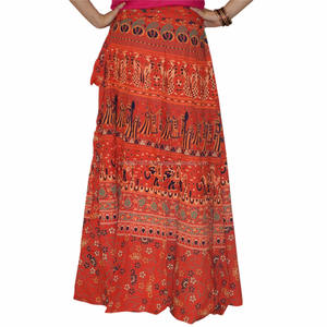 ห่อรอบกระโปรงช้างHippieพิมพ์ผู้หญิงยิปซียาวSarongฤดูร้อนHippie Bohoผ้าฝ้ายห่อรอบชุดกระโปรง - Product Image 3