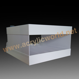 Présentoir pour épices en acrylique, avec deux étagères, avec un poussoir, 2 pièces - Product Image 5