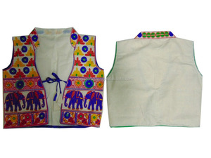 Indio de algodón de las mujeres de trabajo de mujeres, chaqueta étnica - Product Image 4