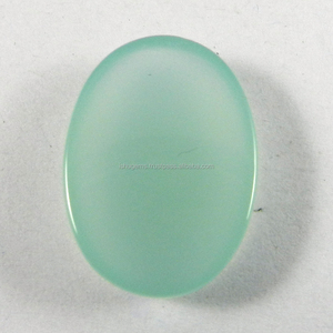 อควา Chalcedony 17X23มม. รูปไข่ Cabochon 4.30 Gms พลอยหลวม IG0474 - Product Image 3