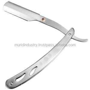 Maquinilla de Afeitar Profesional de Acero Inoxidable de Una Sola Hoja Reutilizable Incluye una Hoja Adicional - Product Image 2