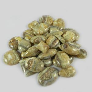 35 pièces Fou Naturel Agate De Dentelle 100 gms forme Libre Cabochon Pierres Précieuses En Vrac IG0584 - Product Image 4