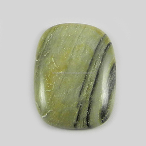 Cabochon 32.35 Cts อัญมณีหลวมสำหรับการทำเครื่องประดับธรรมชาติคลื่นแจสเปอร์30X23มม. สี่เหลี่ยมผืนผ้า - Product Image 1