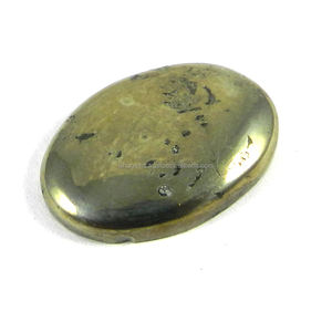 Natural Fools Gold Pyrite 20x29mm Cabochon de corte ovalado 9,90 Gms Piedras sueltas para joyería IG1211 - Product Image 1